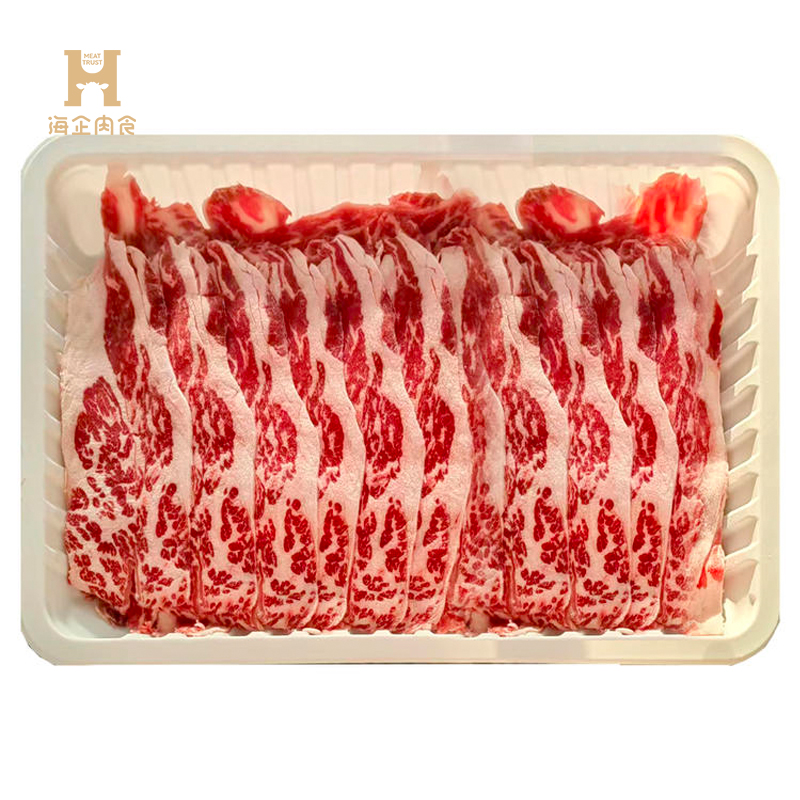 海企肉食美国3D安格斯牛小排薄片500g