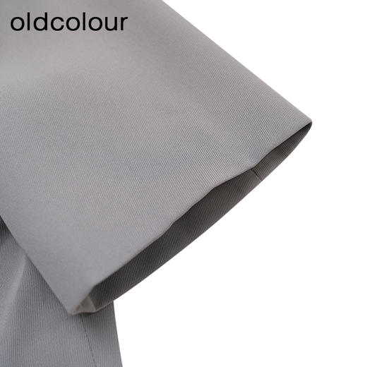 oldcolour商场同款夏季灰色气质休闲短款西装外套女P27041023 商品图3