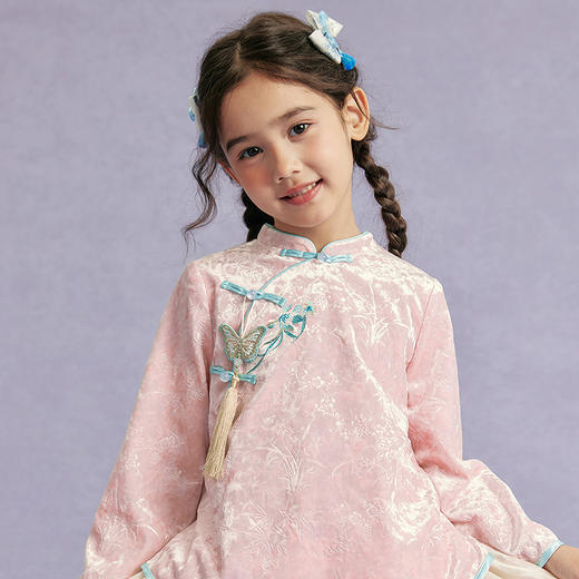 笛莎Deesha观山见女童套装2025秋季女童汉服套装 商品图2