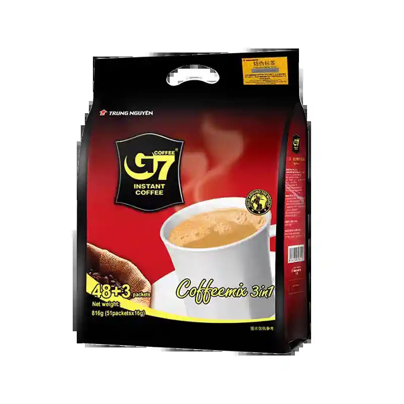 越南进口中文版g7咖啡3合1速溶咖啡粉800g国际版即溶咖啡