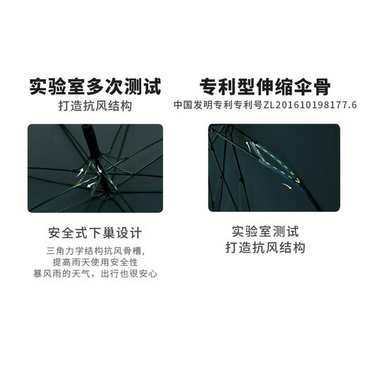 MM 山姆 JNC XXL 直骨双层伞 绿境丛林 商品图5