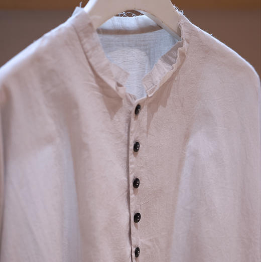 叁棻之衣 全棉褶皱白衬衫 商品图7