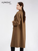 【商城同款】阿菁娜高智羊绒翻驳领双排扣大衣F30D211088 商品缩略图5