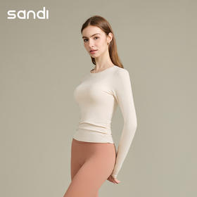 SG25010	sandi长袖不可插胸垫