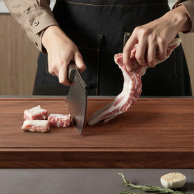 velosan温仑山·进口乌檀木砧板 | 精选珍稀南非乌檀木，木质紧密坚韧，不易发霉