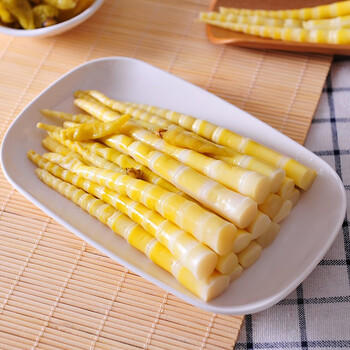 金大州泡椒竹笋尖500g 山椒脆嫩手剥笋办公室休闲零食品小吃下饭菜 /休闲食品 /豆干/素食零食 /卤味蔬菜零食 商品图4