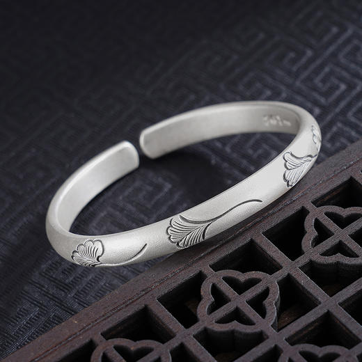 【杏运时光】子佩集S999手工银手镯原创设计【55071254】2506 商品图6