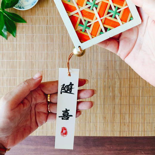 【DIY竹编风铃】手工材料包竹编铃铛挂饰创意暖场研学活动中秋 商品图1