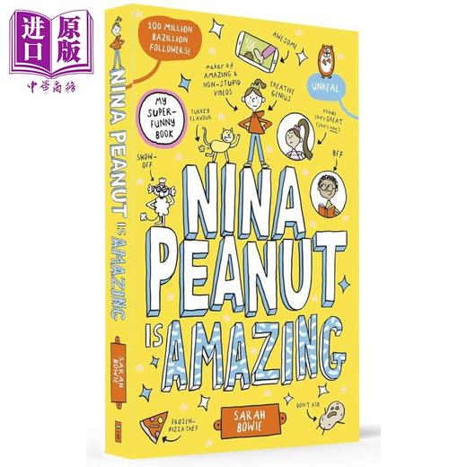 【中商原版】大冒险家妮娜1 Nina Peanut Is Amazing 英文原版 儿童漫画图画小说 温暖又不落俗套的幽默全彩画面 进口学乐童书 商品图1