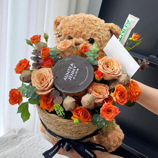 秋天的第一杯奶茶-奶茶花束鲜花咖啡手提花盒送闺蜜女友男友礼物立秋奶茶花束(奶茶随机) 商品图6