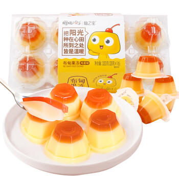 樱桃小丸子果冻儿童零食 休闲食品布甸丁 20g*16杯 鸡蛋风味0脂健康下午茶 /休闲食品 /果冻/布丁 /果冻 商品图5