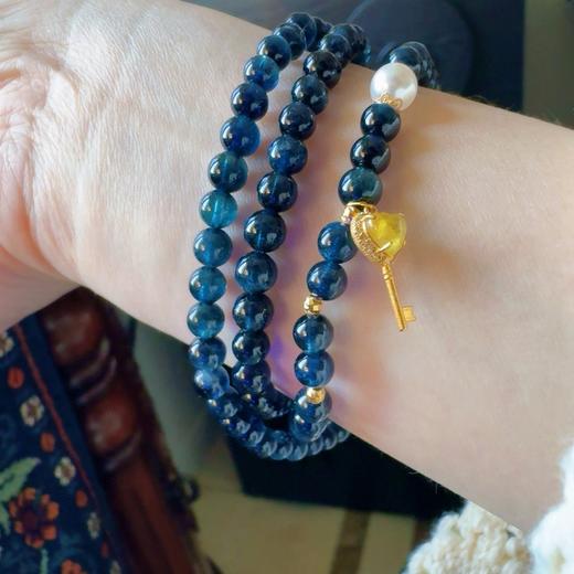 5mm多圈蓝碧玺手串 商品图8