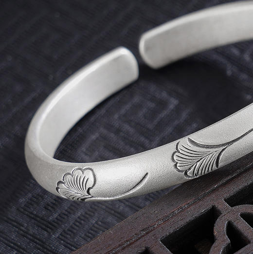 【杏运时光】子佩集S999手工银手镯原创设计【55071254】2506 商品图7