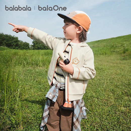 巴拉巴拉balaOne宝宝外套男童女童连帽上衣2025新款秋装运动户外★ 商品图2