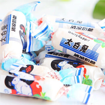 大白兔 清凉味奶糖227g约40颗 上海特产 节日礼物糖果 办公室分享零食 /休闲食品 /糖果 /奶糖 商品图4