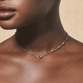 北京仓｜Tityaravy-DAKA-碧玺 吊坠 项链［法国设计师］