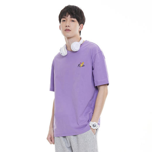 GXG男装夏季宽松男式短袖简单卡通印花百搭T恤上衣K&C 商品图4