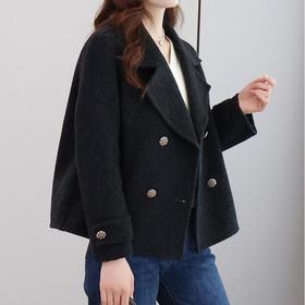 反季清仓【喵小仟 小西装套装】大衣反季买 别墅靠大海  羊毛材质