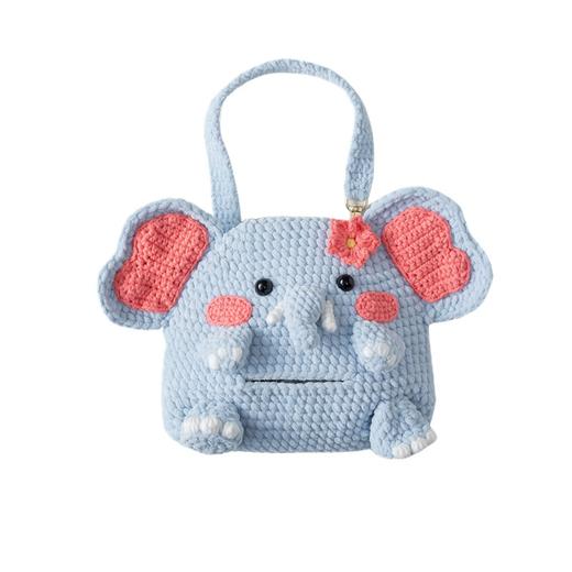 苏苏姐家萌宠抽纸袋手工diy编织钩针毛线团创意编织自制材料包 商品图4