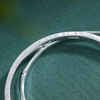 子佩集S999银【时光不老】手镯【TC0242336】纯银手镯双环两个圈竹节英文2507 商品缩略图9