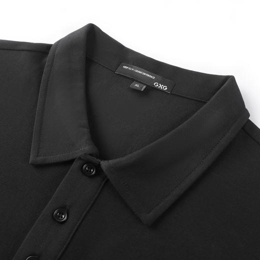 GXG男装【精美刺绣】夏季时尚笑脸小标男款翻领撞色短袖POLO衫K&C 商品图2