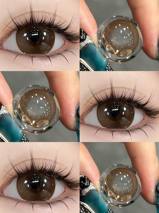 Sincecon日抛·超大杯奶油/黑色婚纱/浆果茶茶·14.5mm超大着色·一盒十片装 商品图1