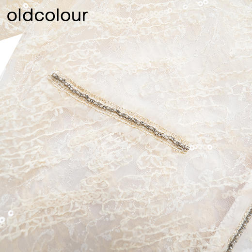 oldcolour商场同款夏季设计感高级气质时尚优雅短外套女P22041291 商品图3