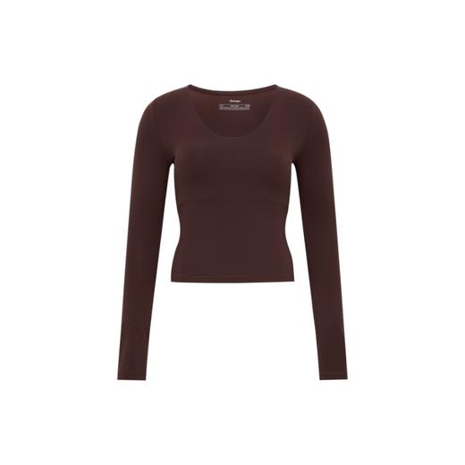 oneup裸感可拆卸胸垫U领长袖 商品图6