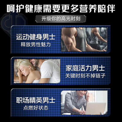 【精准补充 挑战“男力”新高度】21金维他 L-精氨酸绿茶味牡蛎锌硒多维小蓝片0.5g*60片【品牌直发】 商品图2