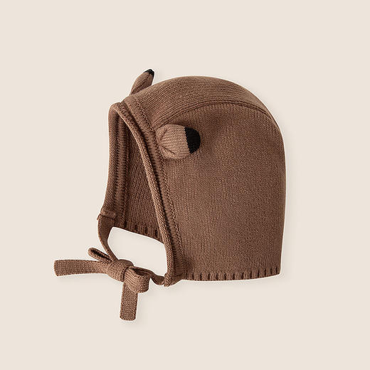 迷你巴拉男女宝宝针织帽可爱柔软舒适护耳婴儿帽子2025年秋季 商品图2