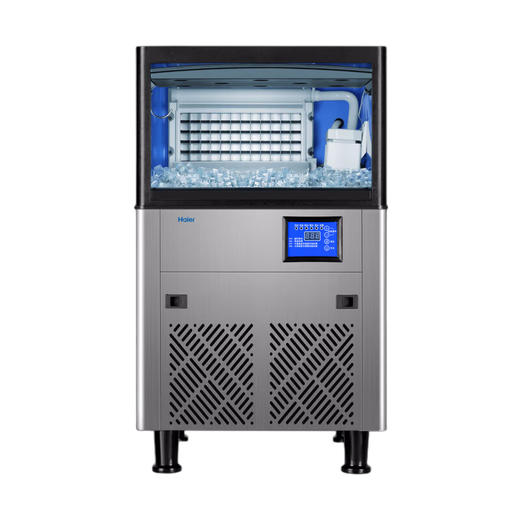 海尔制冰机大型商用奶茶店大容量全自动方冰块制作机器饮品店36公斤/55公斤/95公斤家用商用制冰冰箱 【 60冰格 55KG】IMY-55DL1SS   对规格咨询客服 商品图5