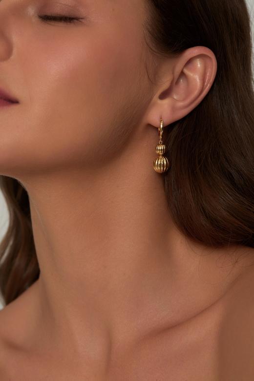 SOL DE VERANO Retiro丽池系列｜金芦耳环 商品图1