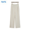 NUTS商场同款夏季气质简约休闲宽松阔腿垂感西装长裤女424072233 商品缩略图0