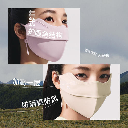 【云粉节】【2件8.5折】6楼蕉下柔护立体护眼角防晒口罩SF023吊牌价99 商品图2