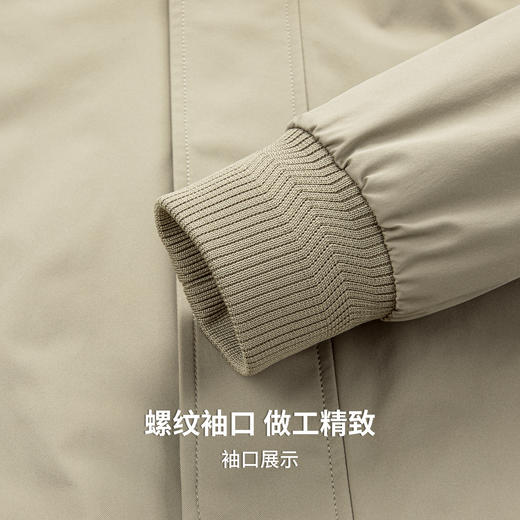 圣得西男士商务翻领夹克2025年秋季新款垂顺挺括百搭休闲外套 商品图10