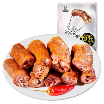 周黑鸭 甜辣卤鸭脖215g 休闲零食 经典大包装 /休闲食品 /肉类零食 /鸭肉类 商品图5