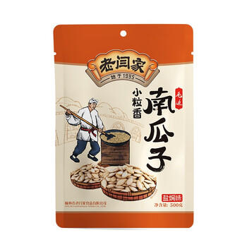 老闫家 毛边南瓜子盐焗500克 小粒香南瓜籽坚果炒货休闲零食品 1斤/袋 /休闲食品 /坚果炒货 /南瓜子 商品图3