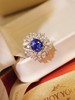 【梁小姐彩宝】传承！18K金斯里兰卡豪华gao定皇家蓝蓝宝石钻石戒指吊坠两用款4.51克拉（3-5天左右） 商品缩略图5