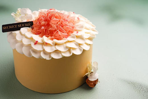 柠檬柚子轻芝士香缇奶油蛋糕 商品图0