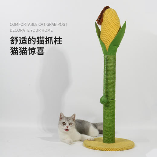 玉米剑麻猫抓板宠物用品磨爪小型宠物猫爬架猫咪玩具宠物用品新款新品 商品图1