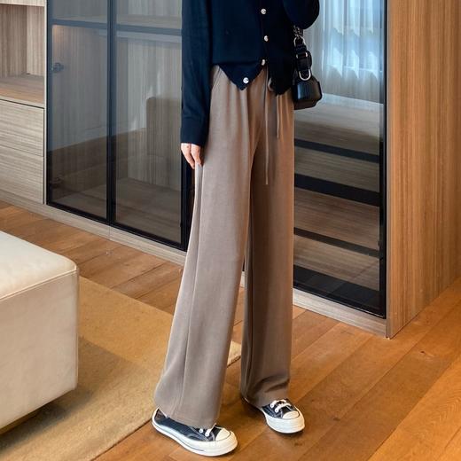 夏季凉皮神裤自带凉感垂顺高腰直筒垂落直流裤 商品图6