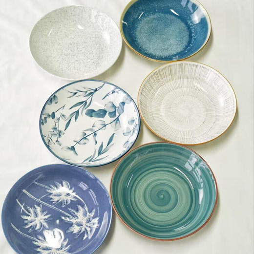 【Trees&wind油画艺术餐盘】 食品级釉下彩工艺 匠人手工打磨 商品图4