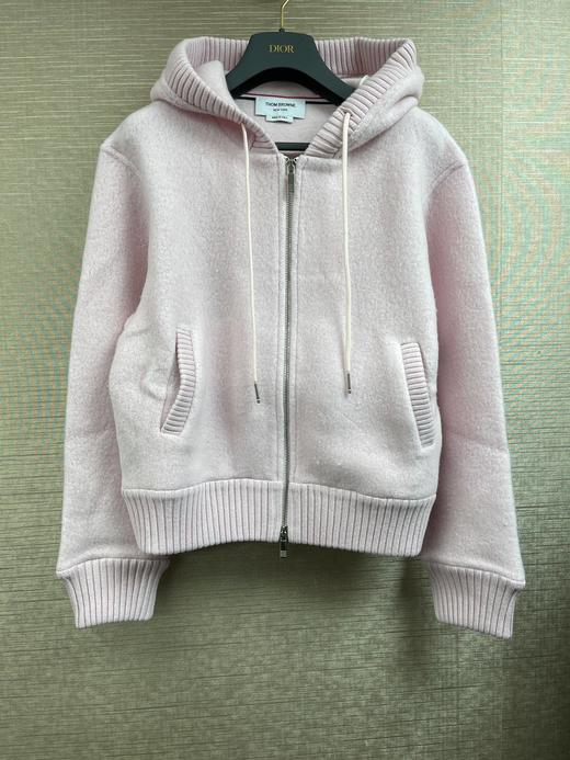 女款拉链连帽针织开衫毛衣022 商品图0