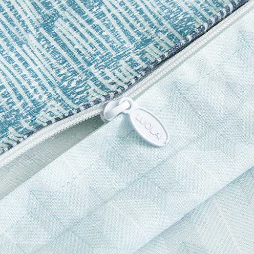 【多样屋专柜】罗莱超柔床品蔚蓝海岸全棉四件套200*230cm 商品图5