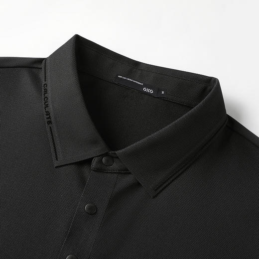GXG男装【7A抗菌】25夏季时尚简约凉感透气通勤男式短袖polo衫K&C 商品图7