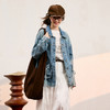 【100棉】三彩独醒2025秋季新款复古做旧宽松蝴蝶结牛仔服外套F 商品缩略图3