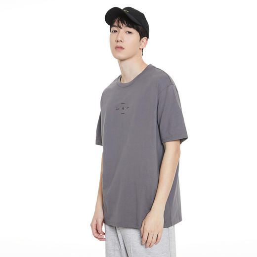 GXG男装纯棉休闲t恤夏季简约印花百搭短袖男士K&C 商品图9