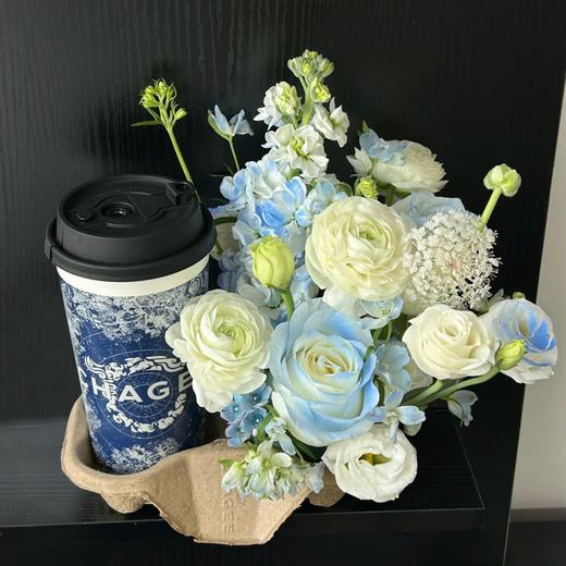 秋天的第一杯奶茶-奶茶花束鲜花咖啡手提花盒送闺蜜女友男友礼物立秋奶茶花束(奶茶随机) 商品图2