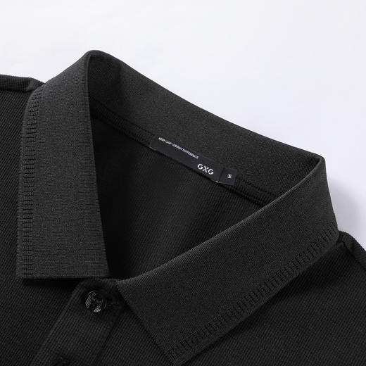 GXG男装【清凉舒适】夏季时尚简约纯色凉感透气短袖polo衫男K&C 商品图4