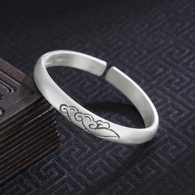 【祥云之乐】子佩集S999手工银手镯(儿童款)原创设计【55551212】2506